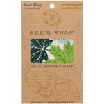 Bee's wrap Bee's wrap set van 3 -assorti  forrest