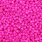 Glaskralen rocailles 2 mm 12/0 shocking pink (10gr)