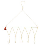 Madame Stoltz IJzeren hanger met touw en haken