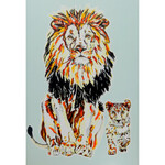Britt-Art Kaart iron lion zion