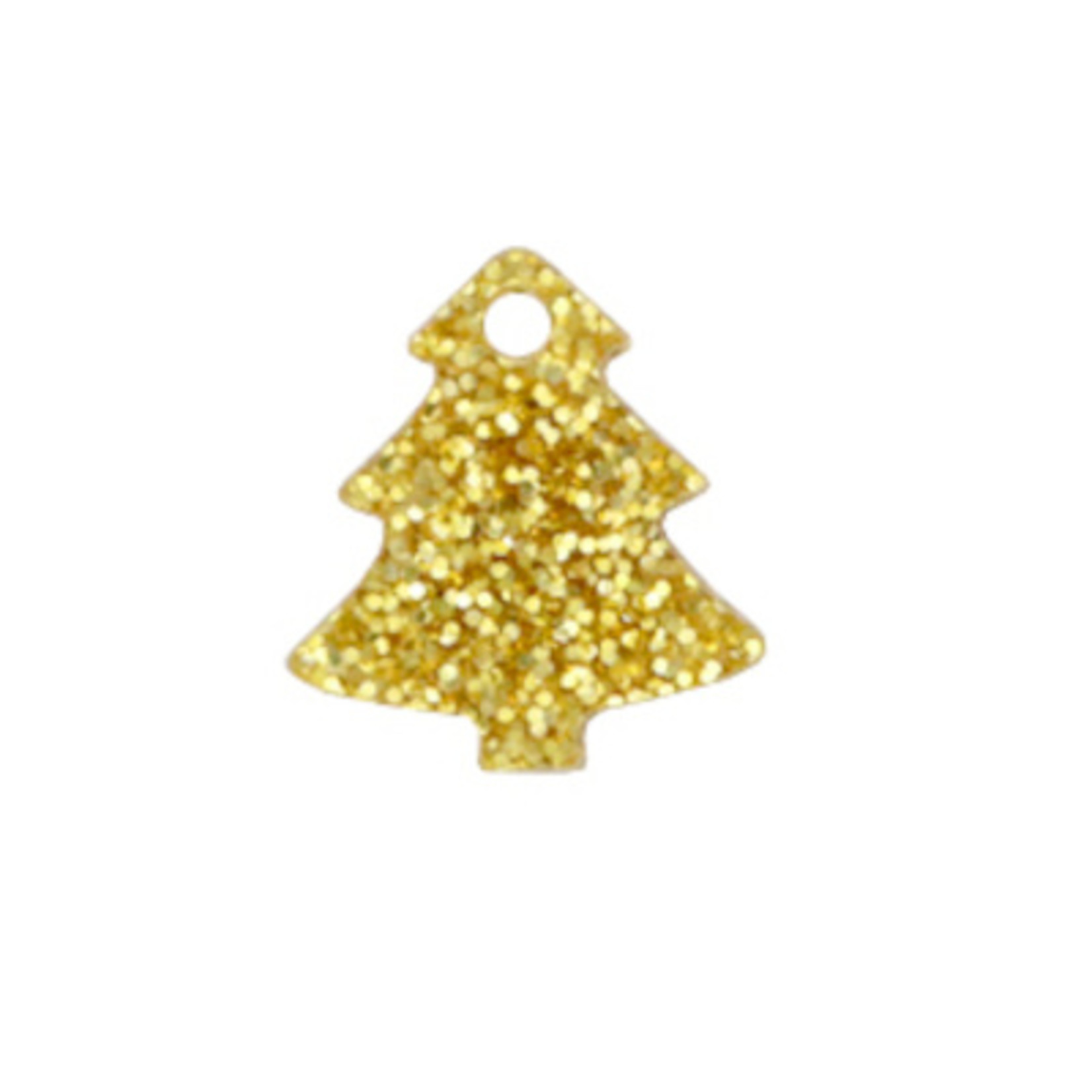 Bedel kerstboom goud glitter