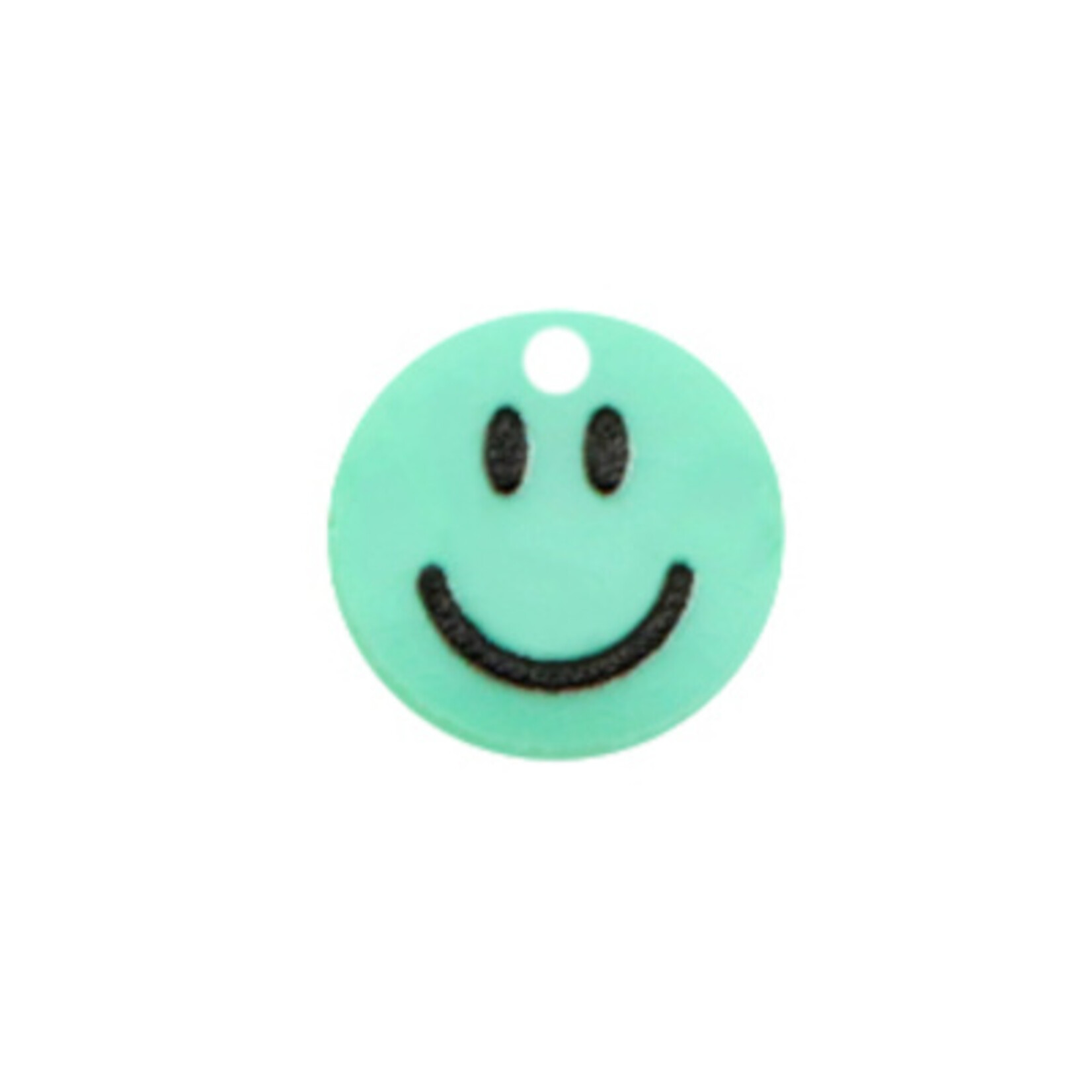 Bedel smiley mintgroen