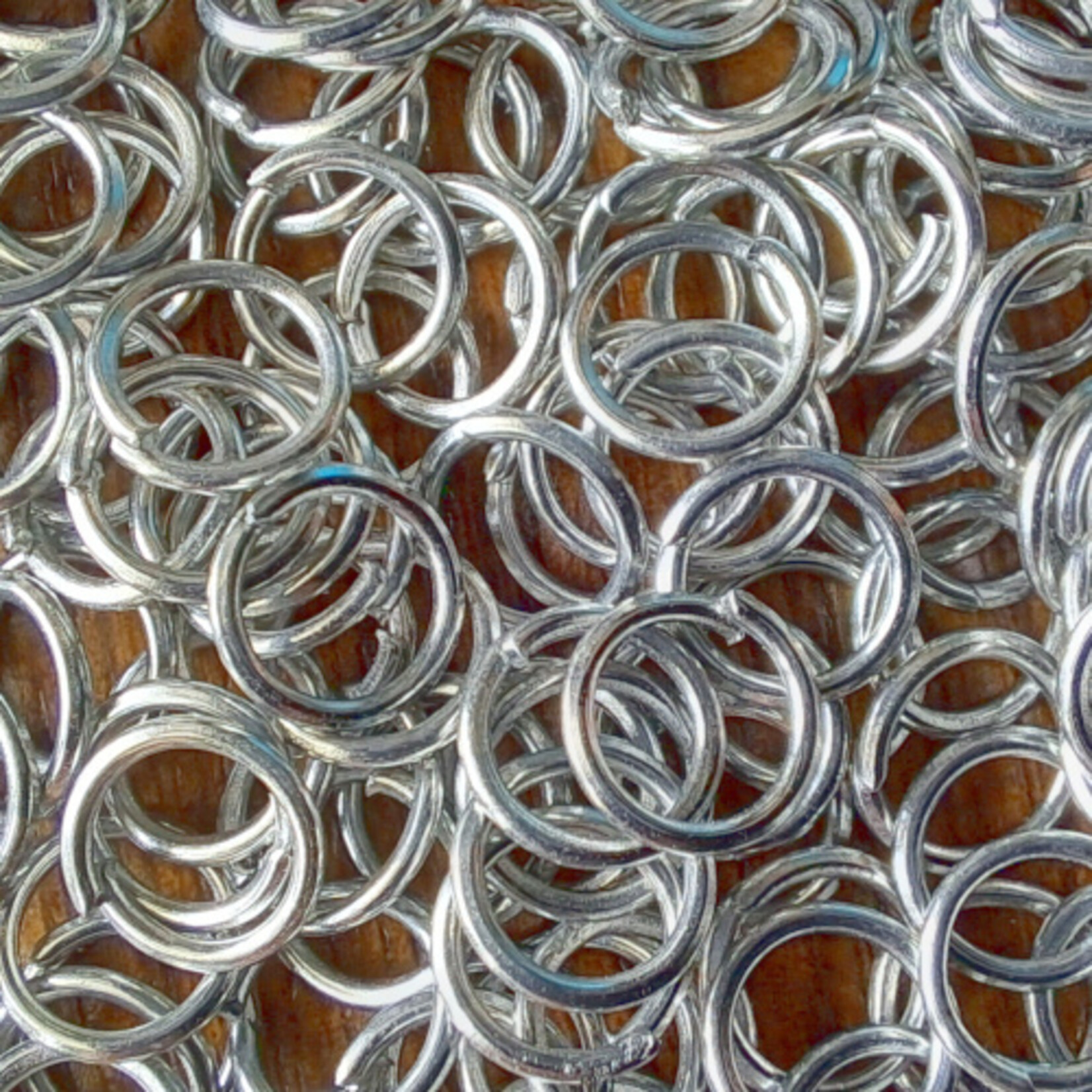 Buigring antiek zilver 6 mm (150x)