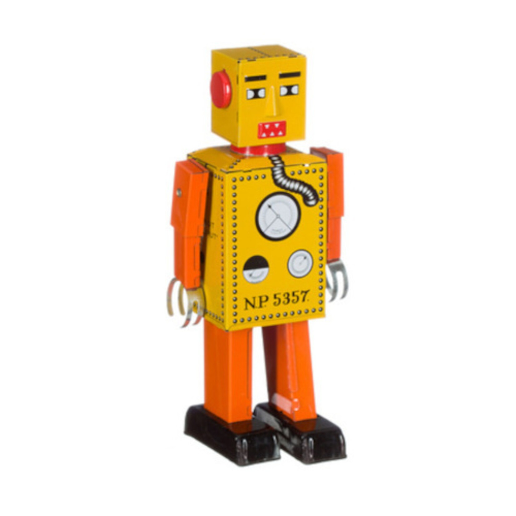 Robot lilliput geel-oranje groot