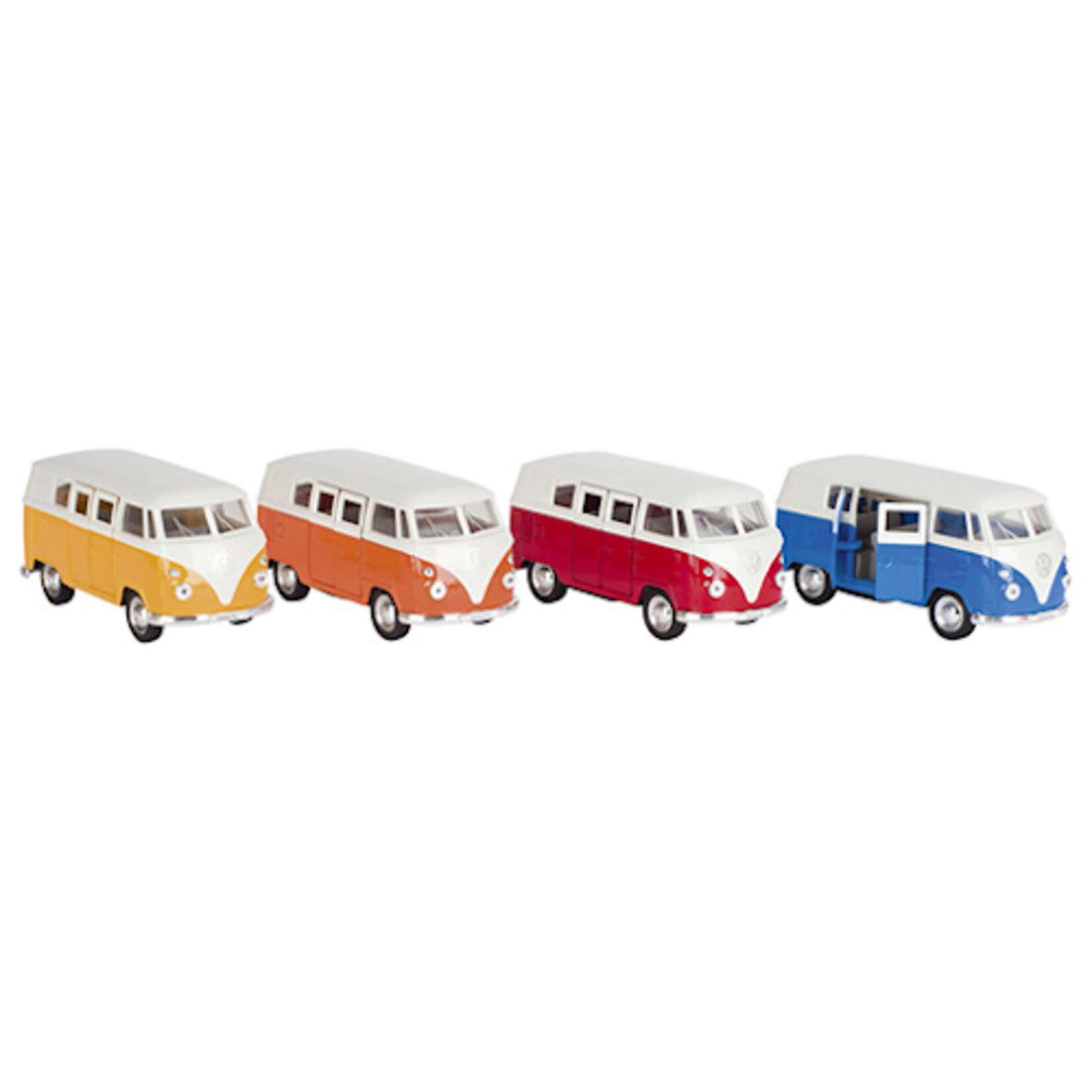 Mechato Volkswagenbus diecast (diverse kleuren)