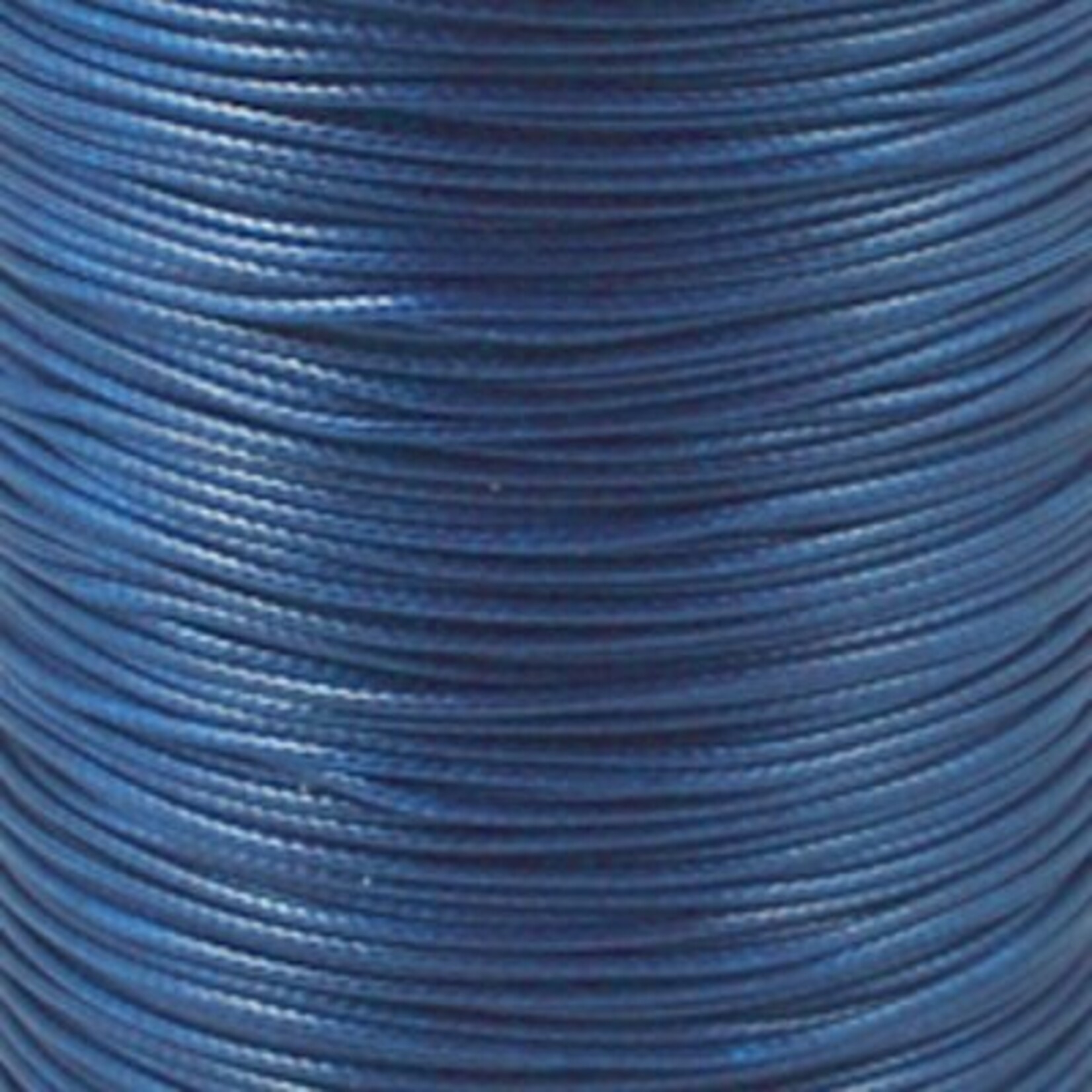 Waxkoord polyester 0,5 mm blauw (5m)