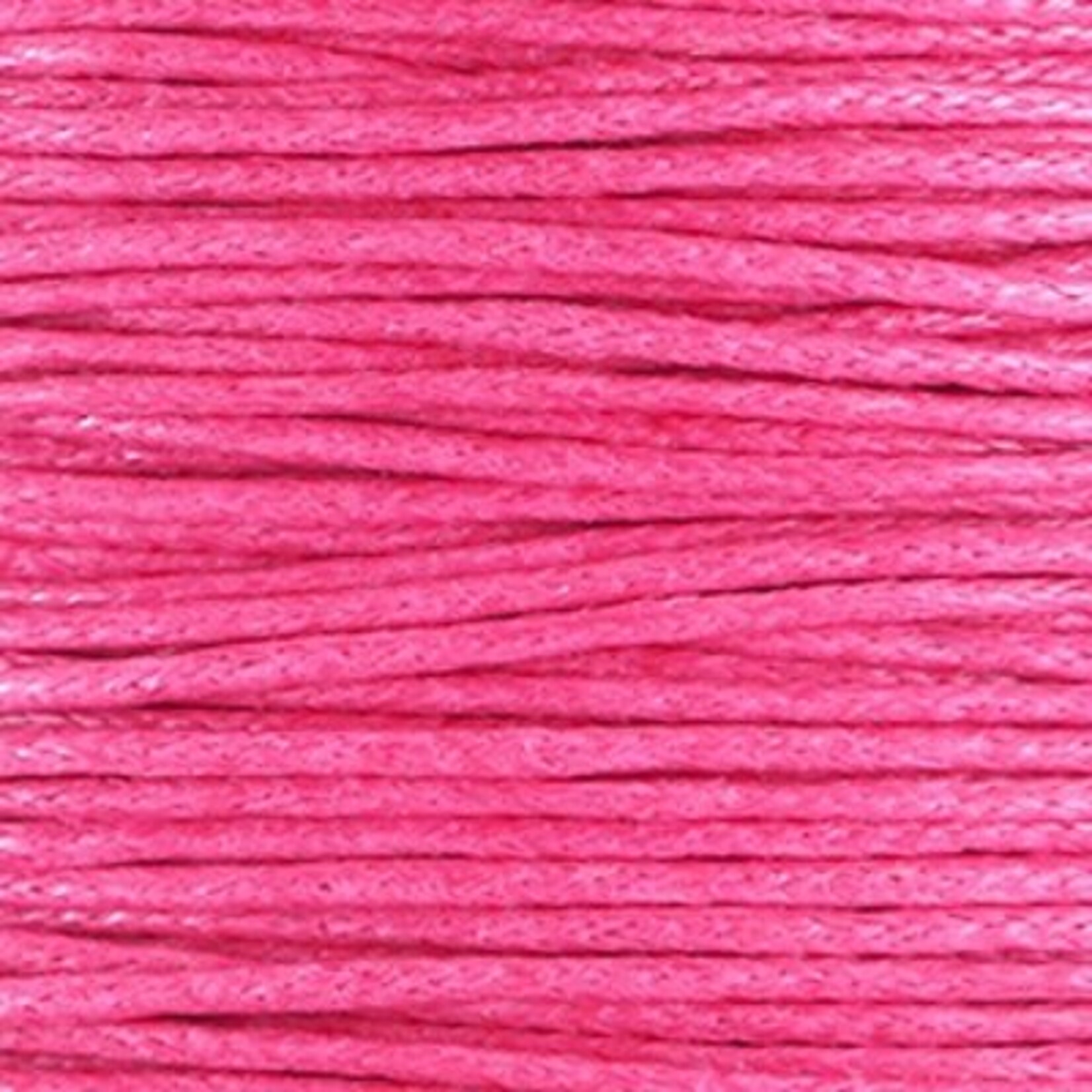 Waxkoord katoen hot pink  (5m)