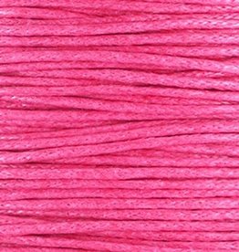 Waxkoord katoen hot pink (5m)