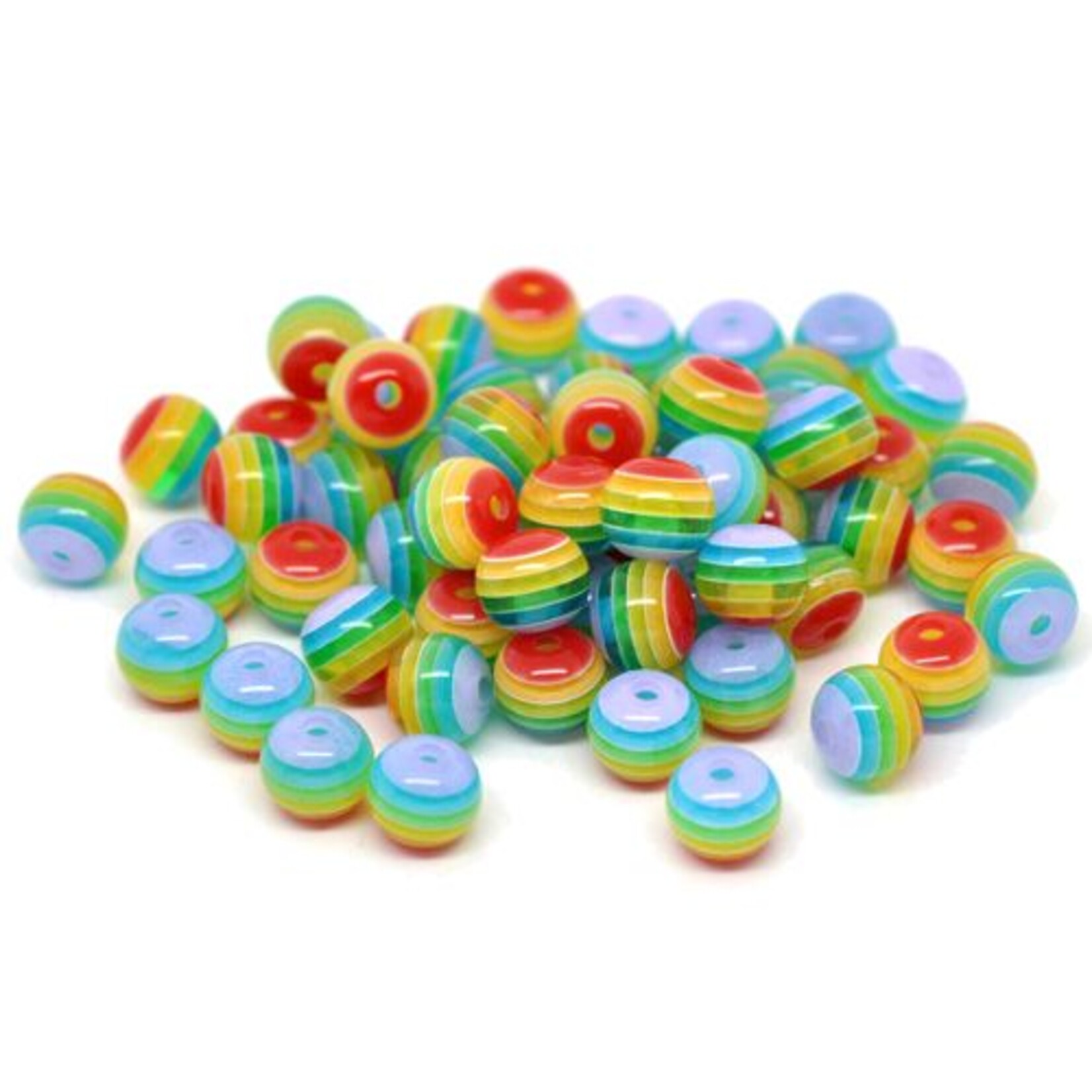 Regenboogkraal 8 mm (15x)