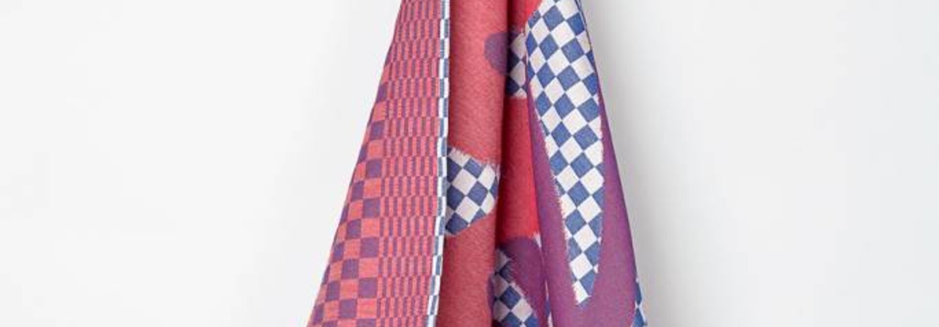 Graffiti Red tea towel