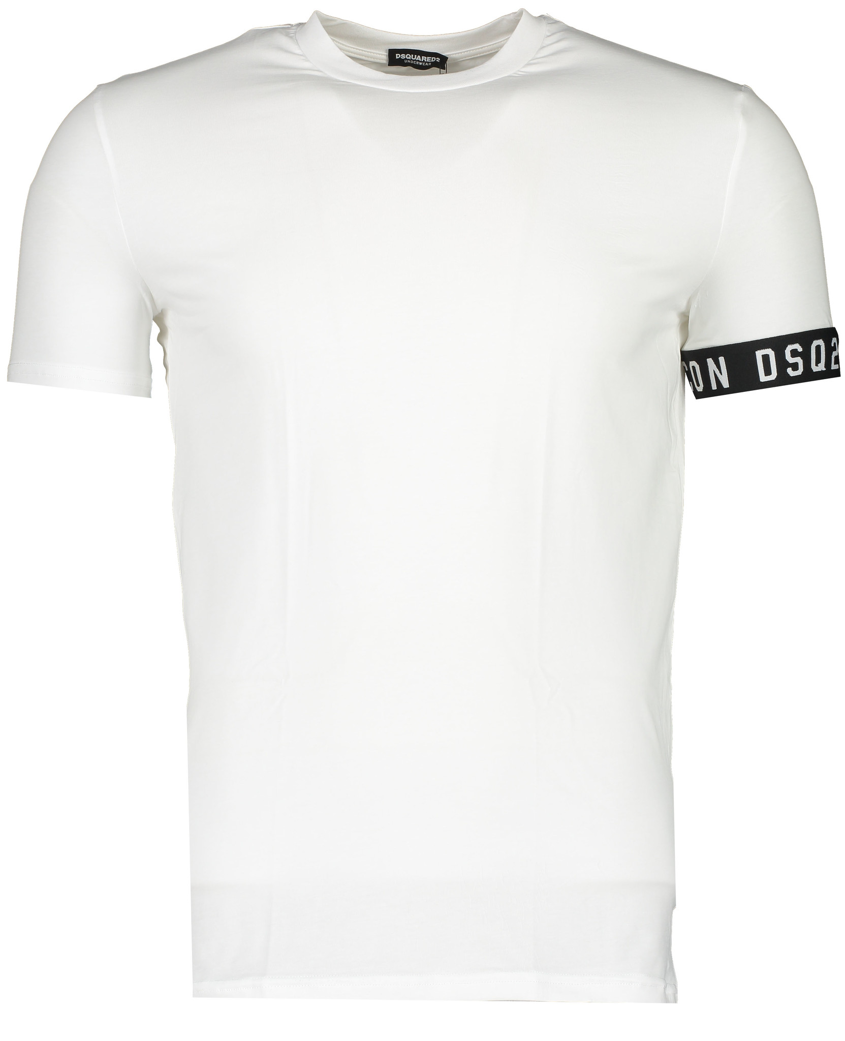 galop anker Uitstroom Dsquared2 Icon Elastic Arm Band T-shirt Wit - Beachim