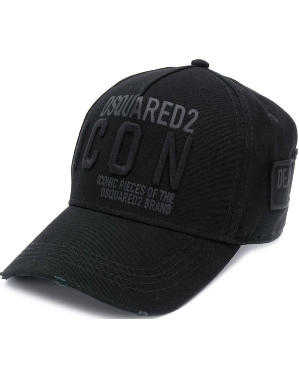 Dsquared2 Icon Cap Zwart/ Zwart Icon Cap Zwart/ Zwart