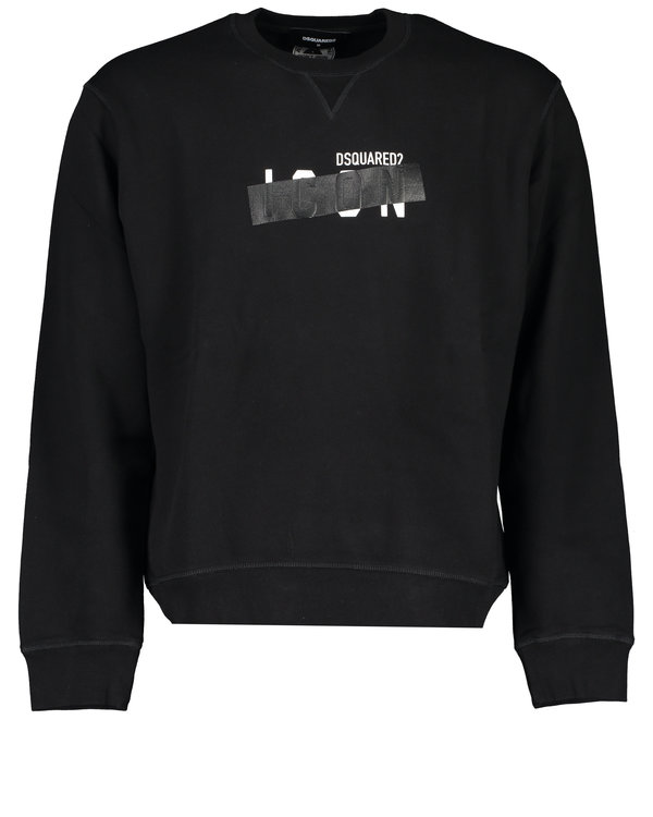 Icon Tape Sweater Zwart