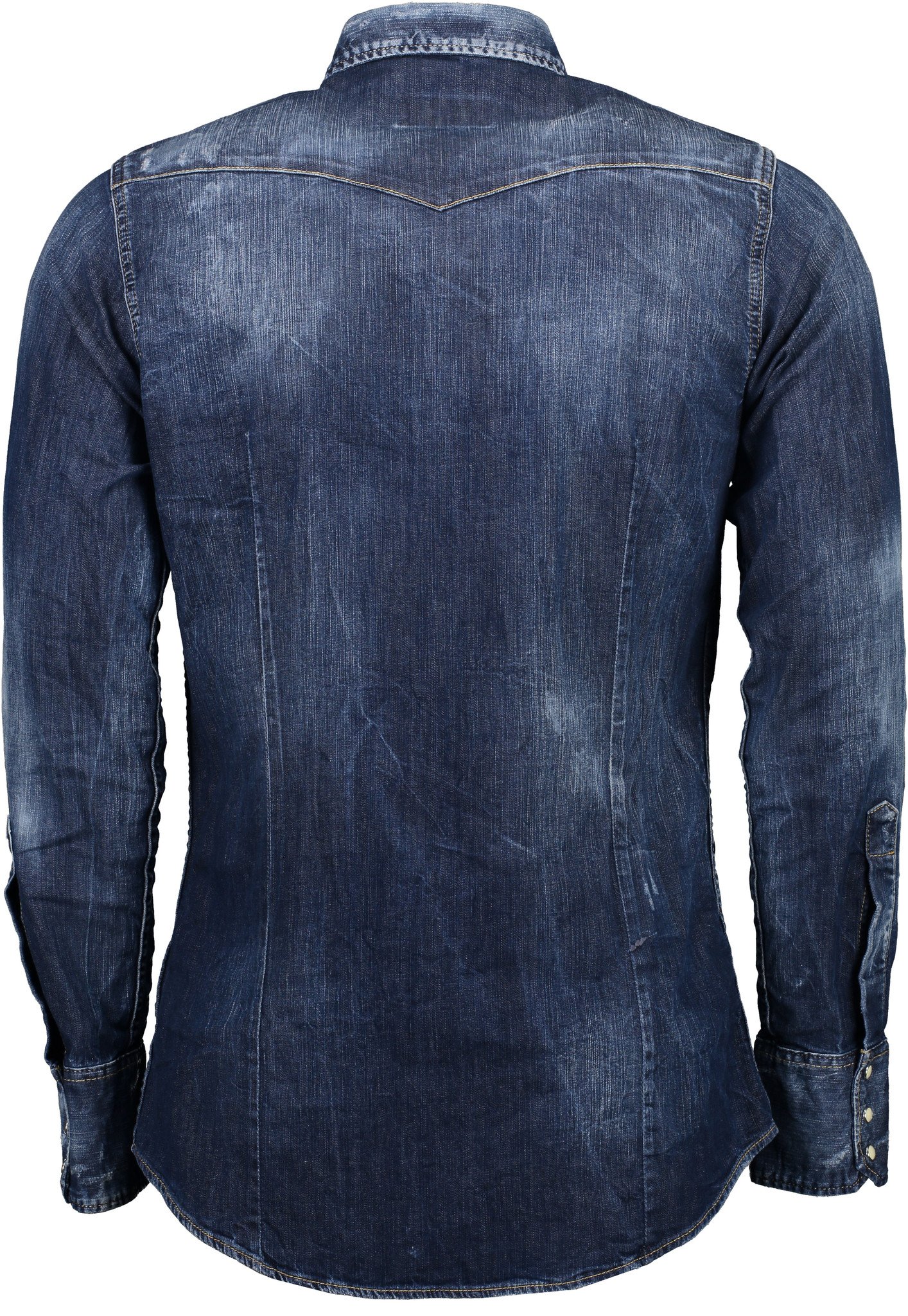 Dsquared2 Classic Western Jeans Shirt Blue - Beachim