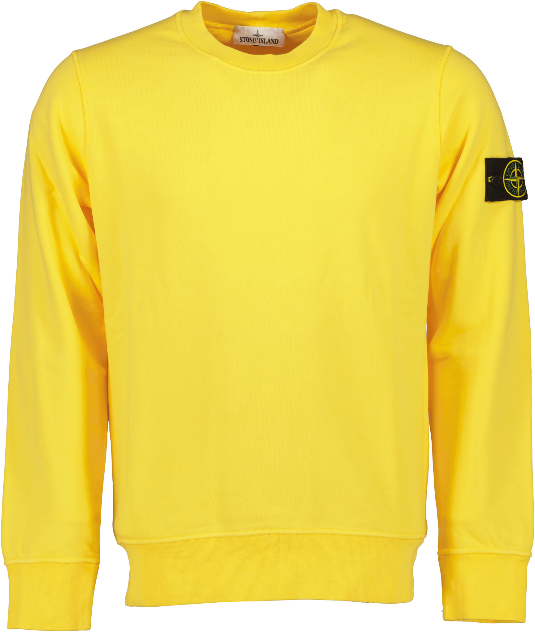 vier keer Verdragen abortus Stone Island 63051 Basic Sweater Geel - Beachim