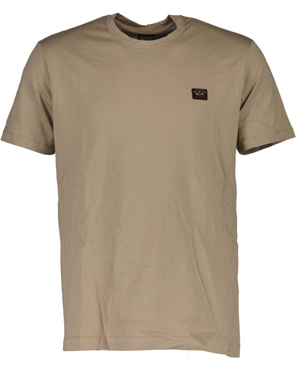 Iconic Badge T-shirt Beige