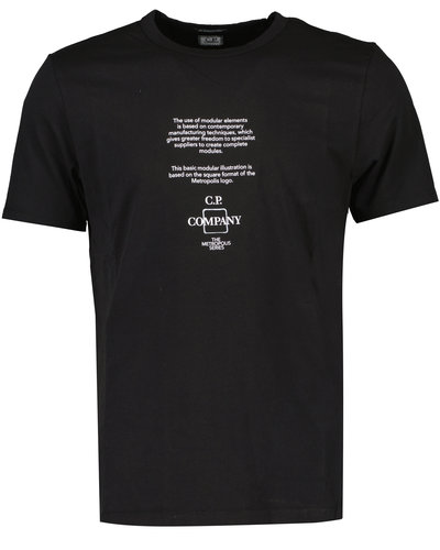 C.P. Company Back Print T-shirt Zwart