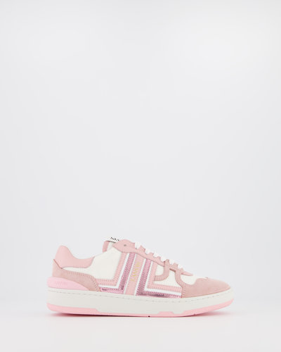 Lanvin Paris Clay Low Top Sneakers Pink