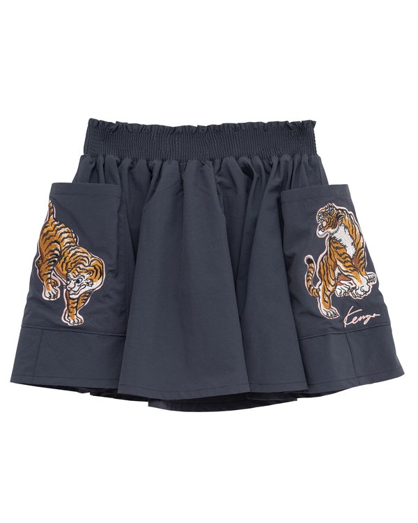 Tiger Skirt Grau