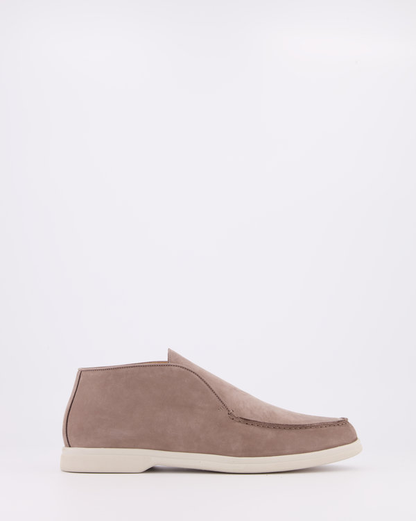 Suede Slip On Beige