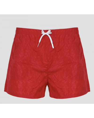 Dsquared2 All Over Logo Swim Shorts Rood