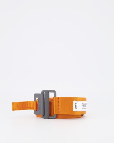 Heron Preston Tape Buckle Belt Orange
