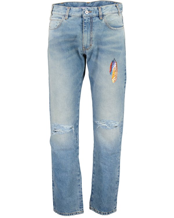 Feathers Vintage Jeans Blau