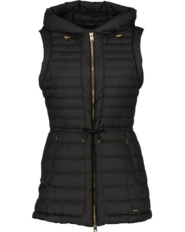 Hibiscus Vest Black