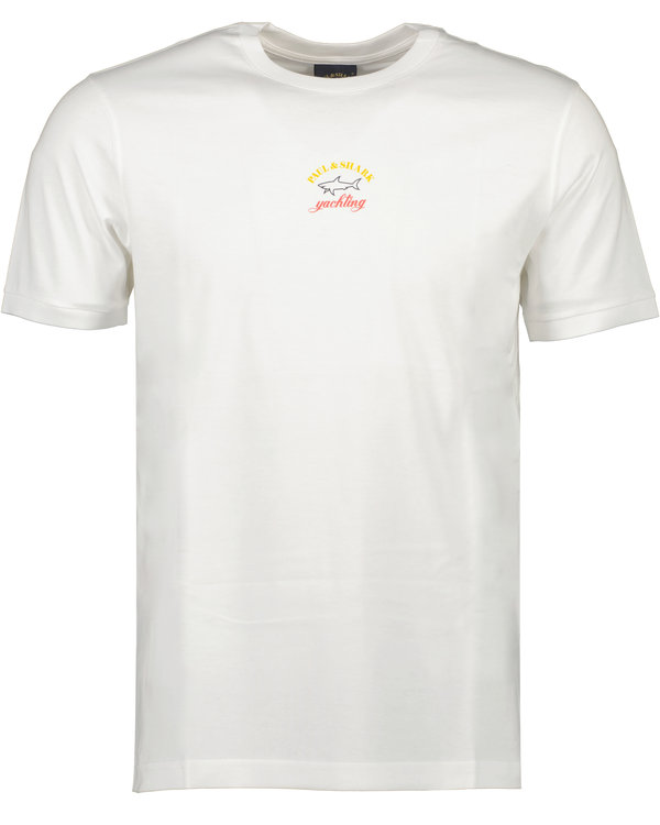Men's Knitted T-Shirt Weiß