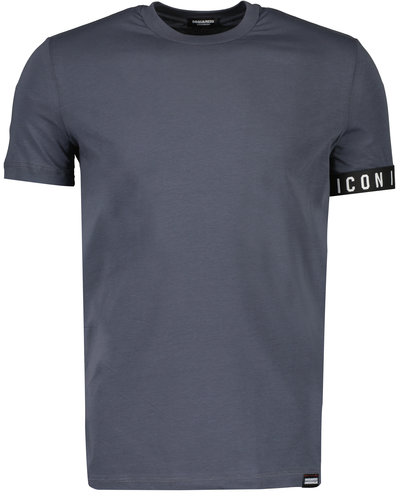 Dsquared2 Icon Elastic Arm Logo T-shirt Donker Grijs