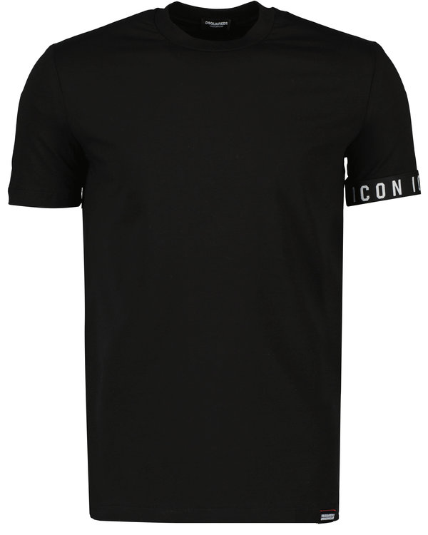 Icon Elastic Arm Logo T-shirt Schwarz
