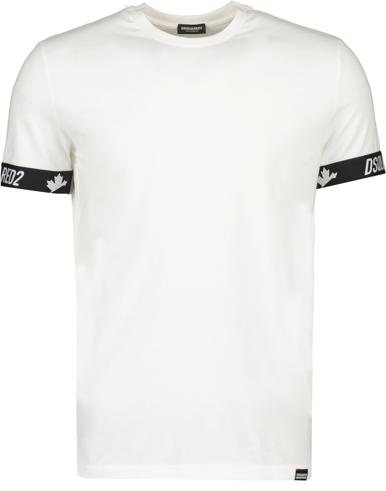 Aanklager zwanger Grijp Dsquared2 Elastic Arm Logo T-shirt White - Beachim
