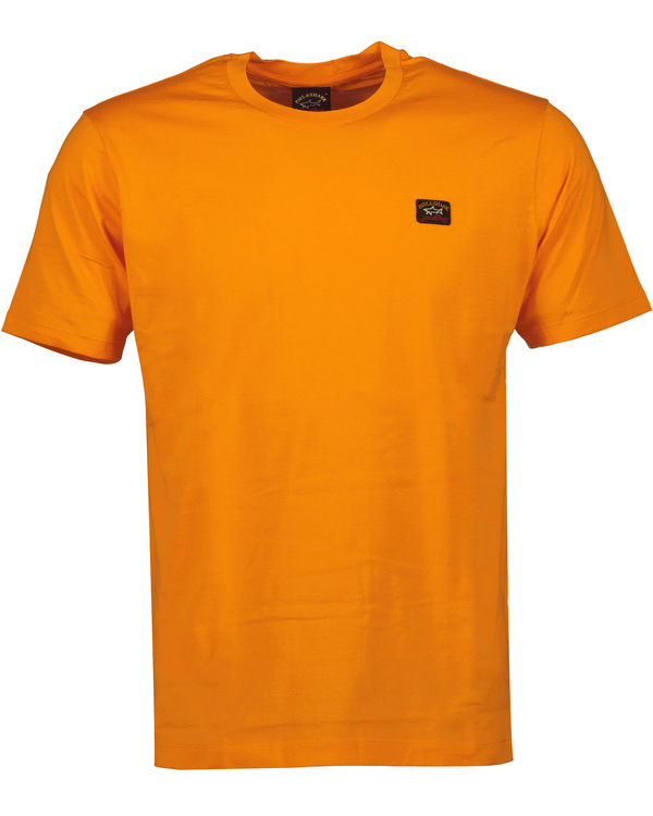 Men's Knitted T-Shirt Orange