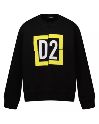 Dsquared2 Kids D2 Logo Sweater Zwart