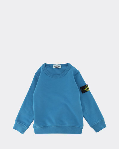 Stone Island Junior 61340 Basic Sweater Cobalt Blue