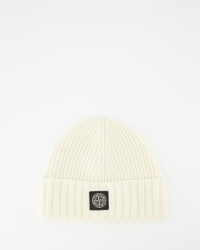 stone island fleece hat