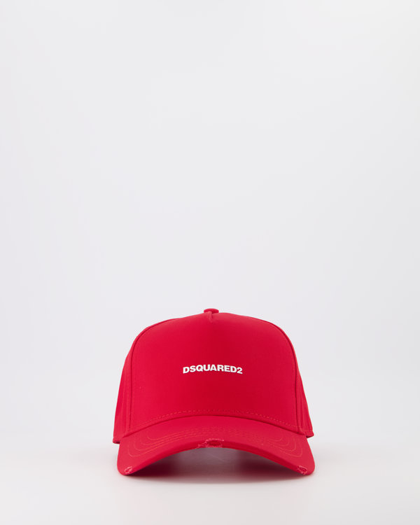 Mini Dsquared2 Logo Cap Red