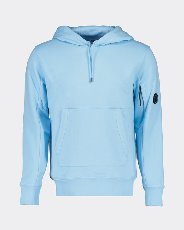 Diagonal Raised Hoodie Lichtblauw