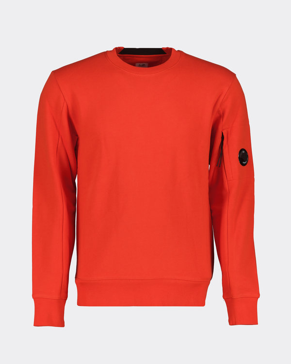 Crewneck Goggle Logo Sweater Red