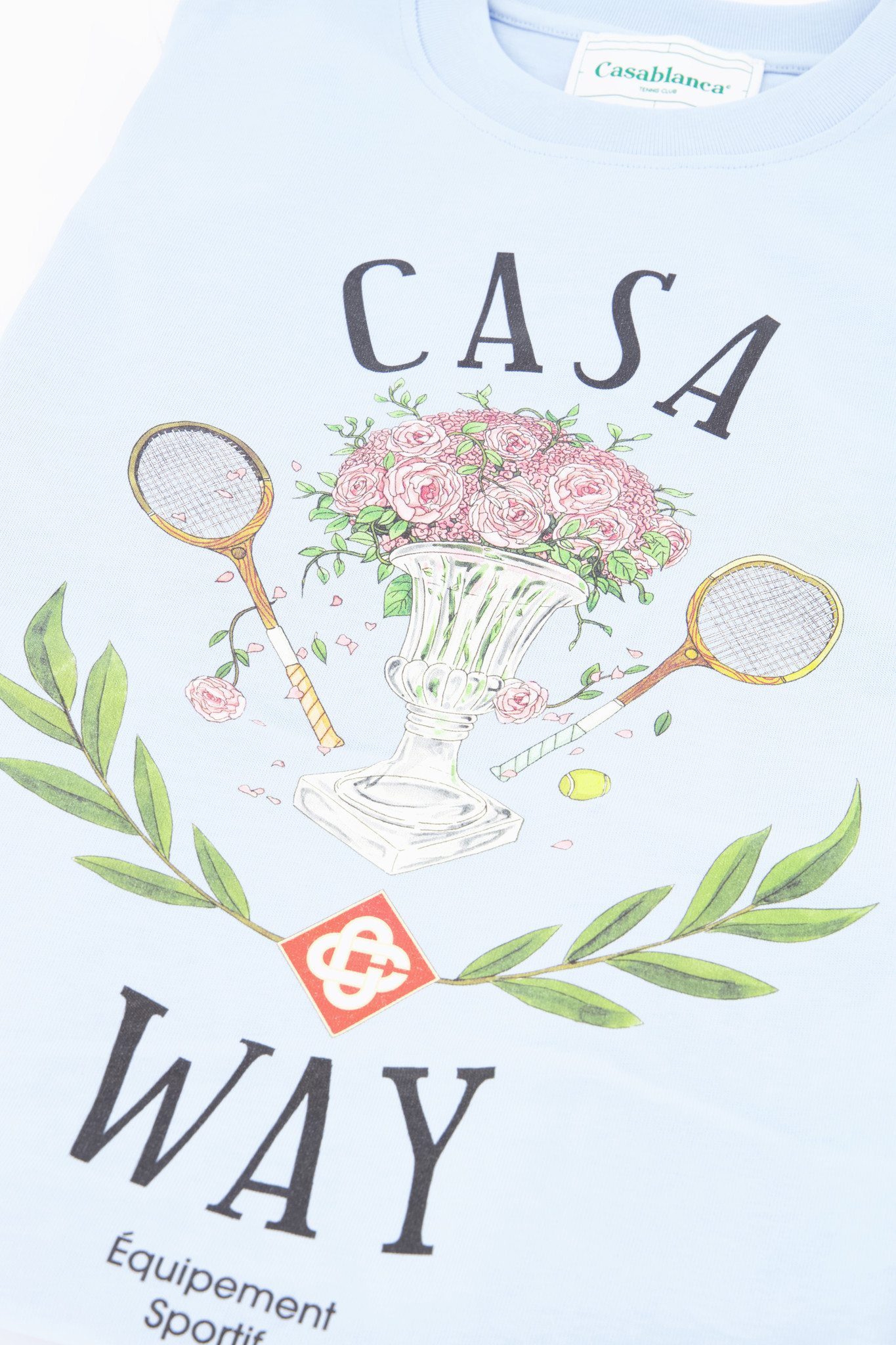 Casablanca Casa Way tennis skirt - White