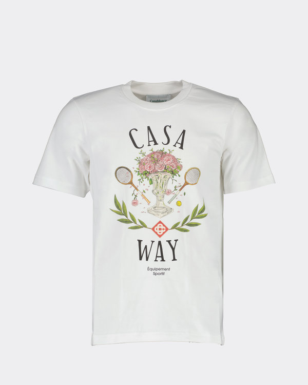 Printed Casa Way T-shirt Weiß