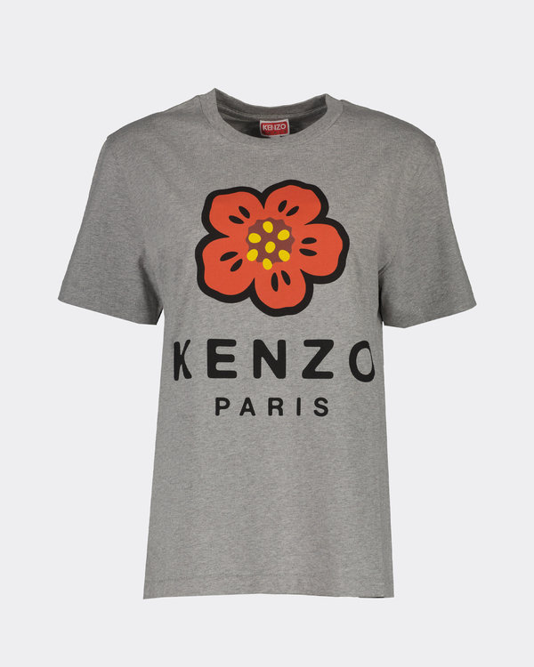 Boke Flower T-shirt Grau