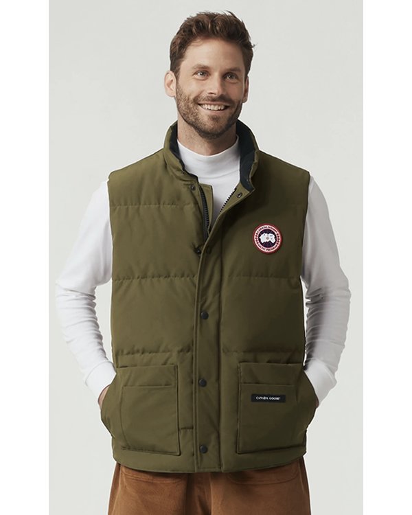 Freestyle Crew Vest Khaki