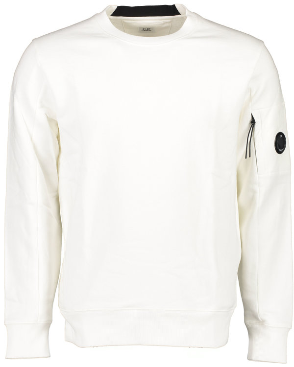 Crewneck Goggle Logo Sweater White