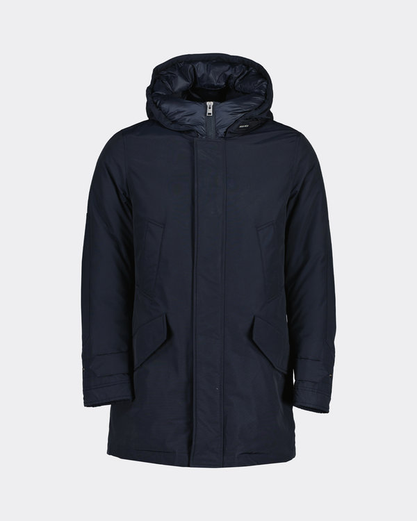 Polar High Collar Parka Navy