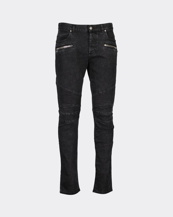 Ribbed Slim Jeans Vintage Black