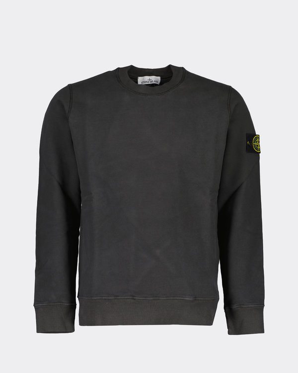 63020 Basic Sweater Dunkel Grau