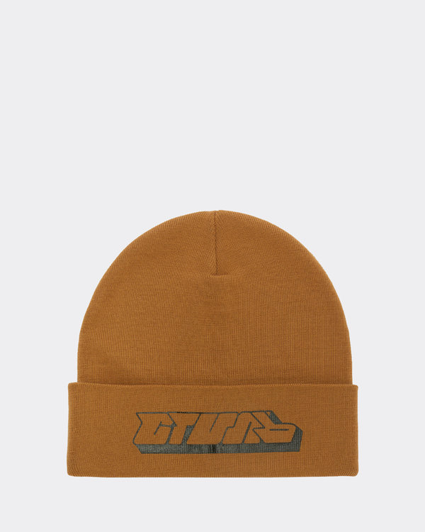 Logo Beanie Braun