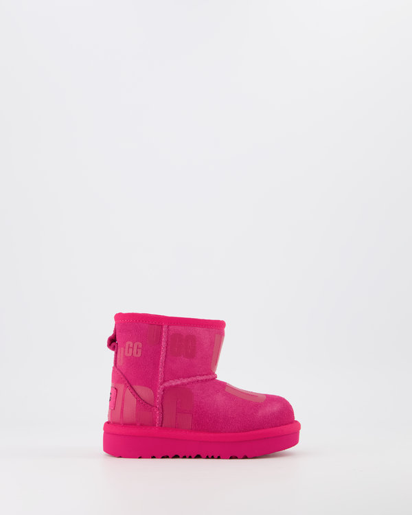 Classic Mini Scatter Graphic Boots Pink