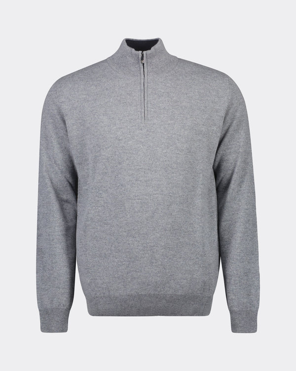 Maglieria Long Sleeve Zip Up Grey